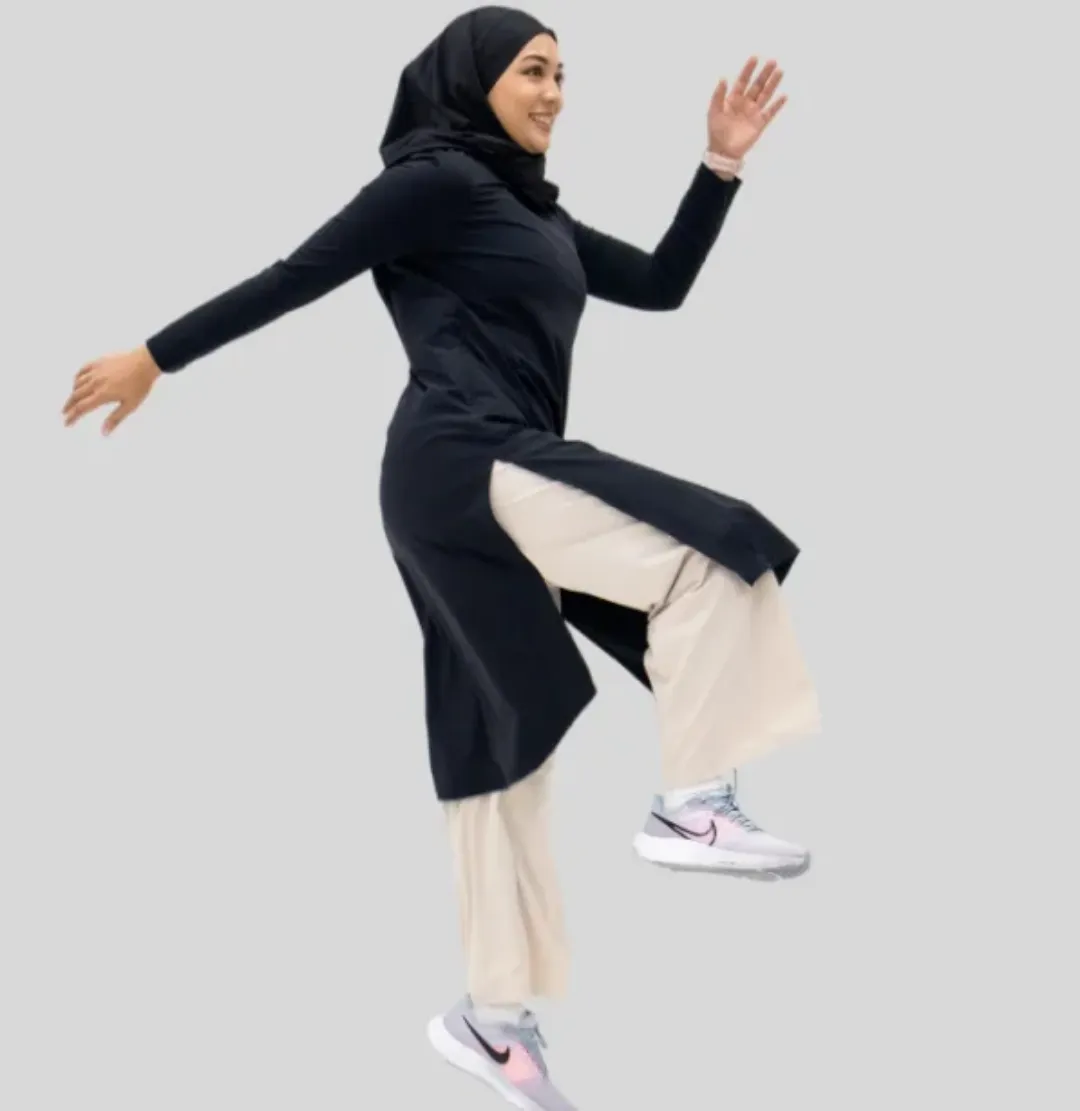 Ensemble Sport Modeste Femme – Tunique Longue et Pantalon Large