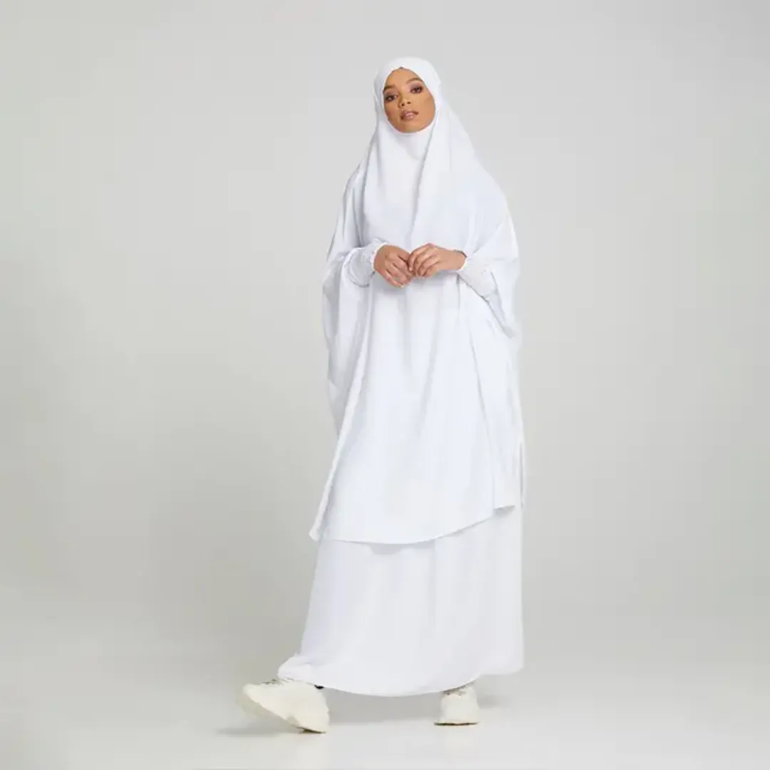 Jilbab 2 Pièces avec Niqab – Élégance Totale et Couverture Complète