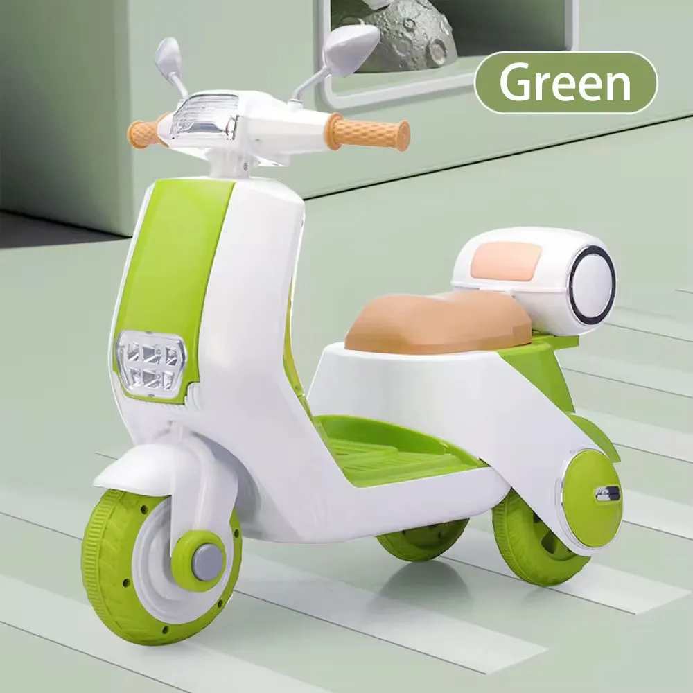 Scooter Électrique Enfant 3 Roues – Mini Vespa Design