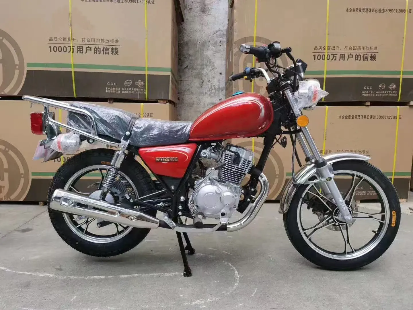 Moto Taizi GN125/GN150 – 125cc – Moteur CG – Économie de carburant – 5 Vitesses – Moto Classique Robuste