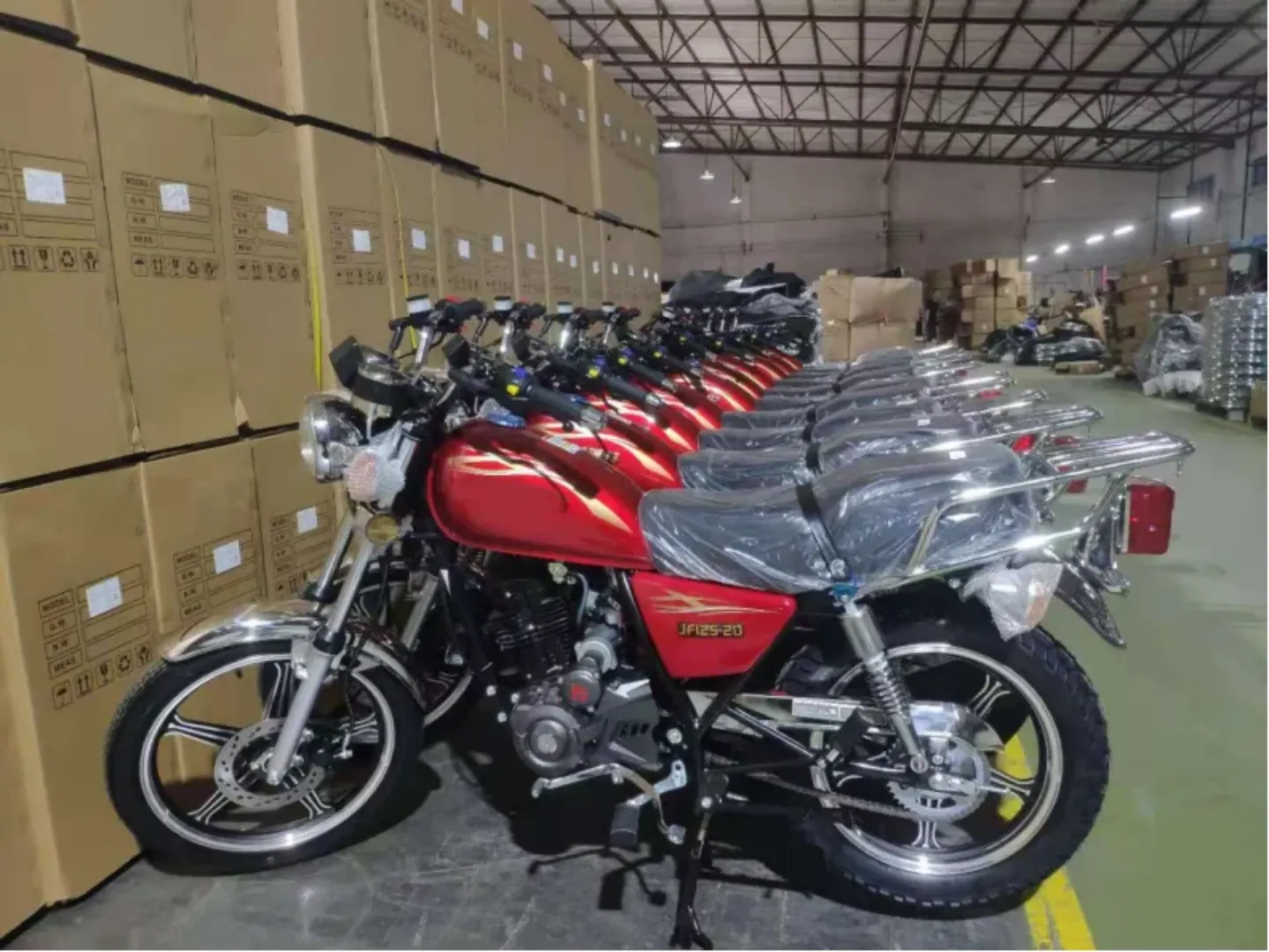 Moto Taizi GN125/GN150 – 125cc – Moteur CG – Économie de carburant – 5 Vitesses – Moto Classique Robuste