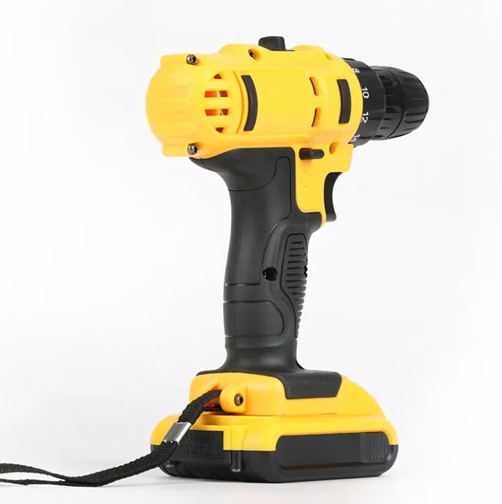 Visseuse-Perceuse Électrique Sans Fil 18V – Multifonction, Vitesse Variable, Rechargeable, 2 Vitesses, Coffret avec Embouts et Accessoires
