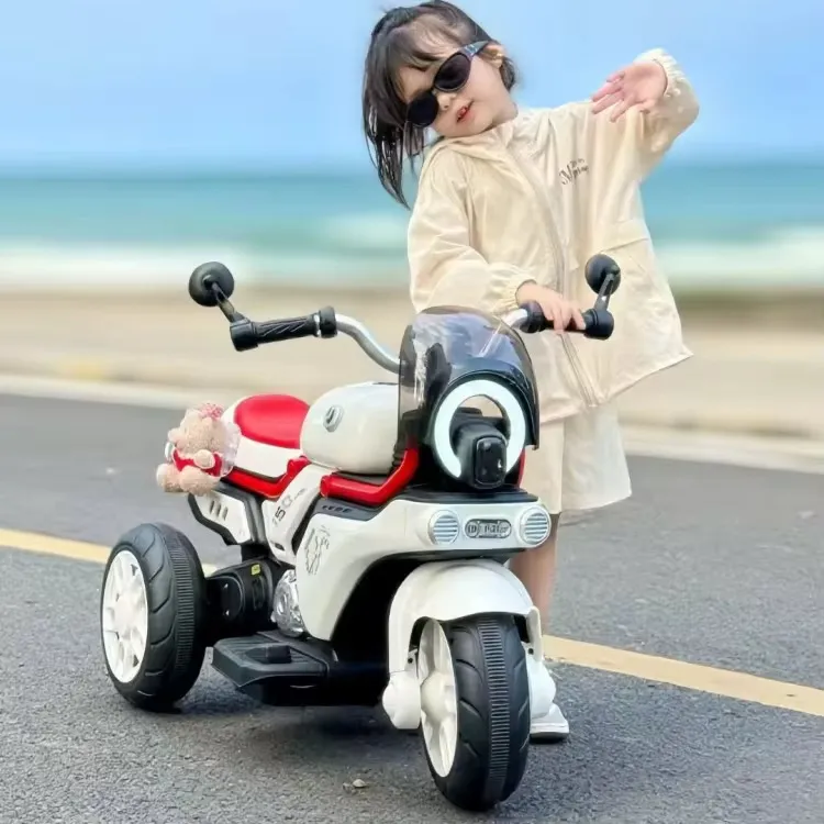 Moto Électrique Enfant 3 Roues – Modèle Sport 150CC Design Cours