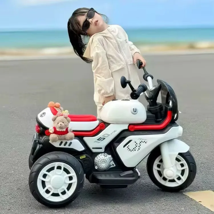 Moto Électrique Enfant 3 Roues – Modèle Sport 150CC Design Cours