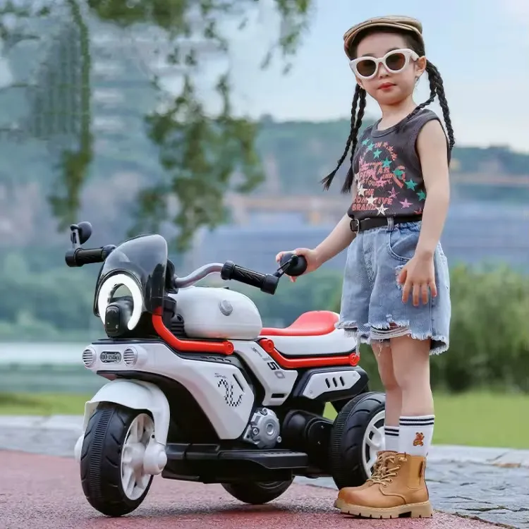 Moto Électrique Enfant 3 Roues – Modèle Sport 150CC Design Cours