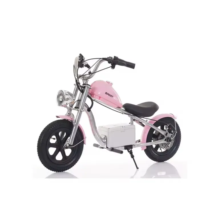 Moto Électrique Enfant Style Chopper – Batterie Rechargeable, Sécurité et Confort