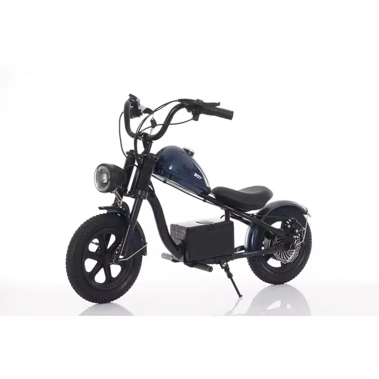 Moto Électrique Enfant Style Chopper – Batterie Rechargeable, Sécurité et Confort