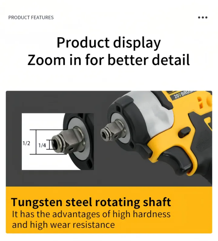 Clé à Chocs Sans Fil DeWALT DCF922 20V XR – Brushless, Puissante et Compacte