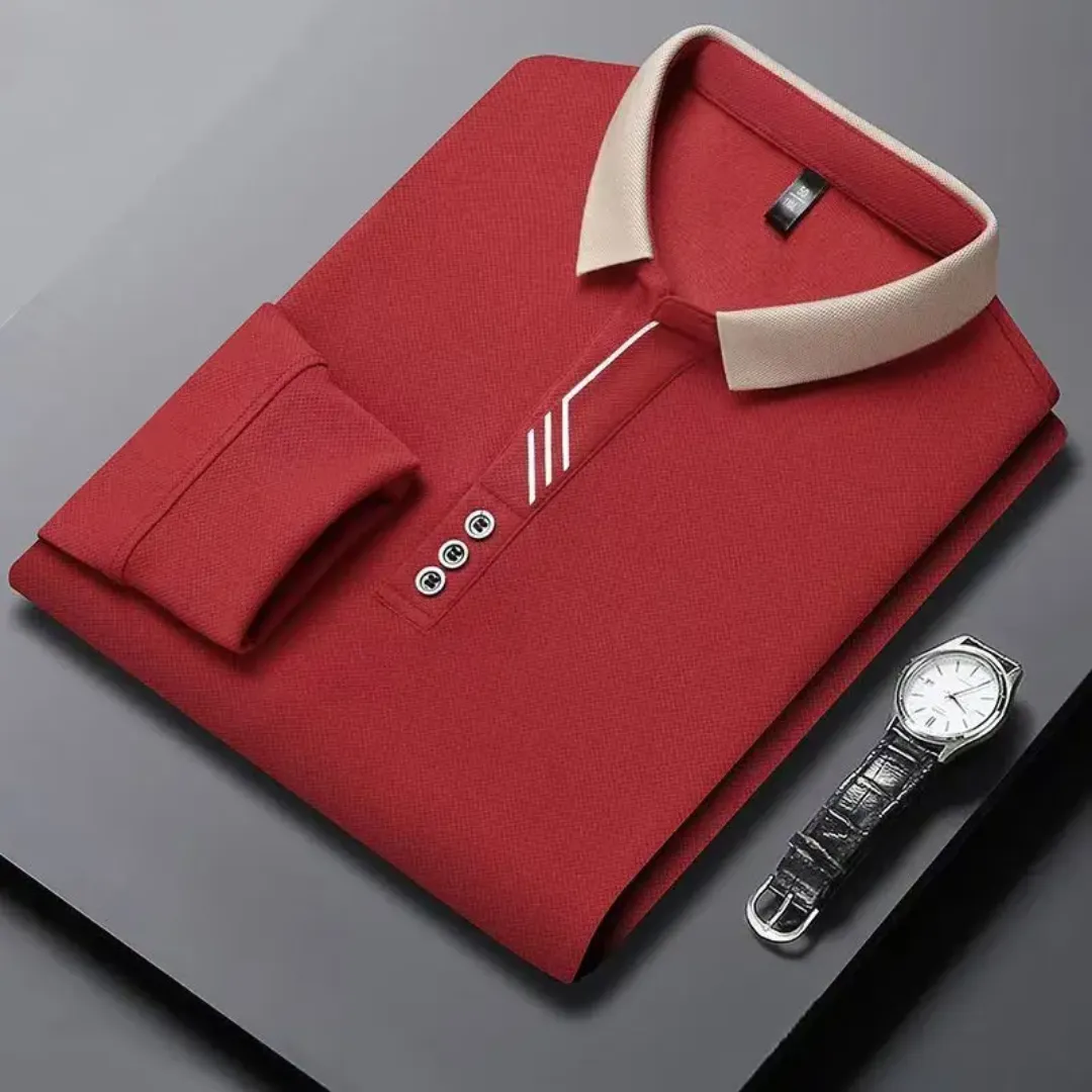 Polo Homme Chic et Respirant – Manches Courtes, Coupe Affaires Décontractée Été 2024