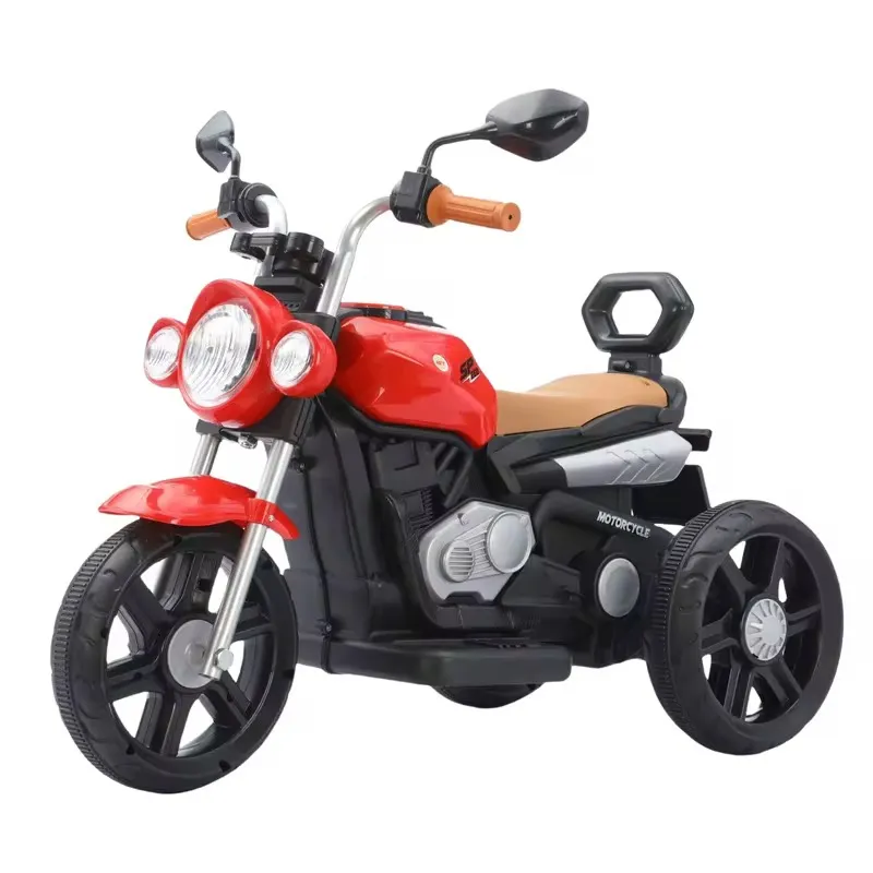 Moto Électrique Enfant 3 Roues – Modèle Sport avec Sons et Lumières