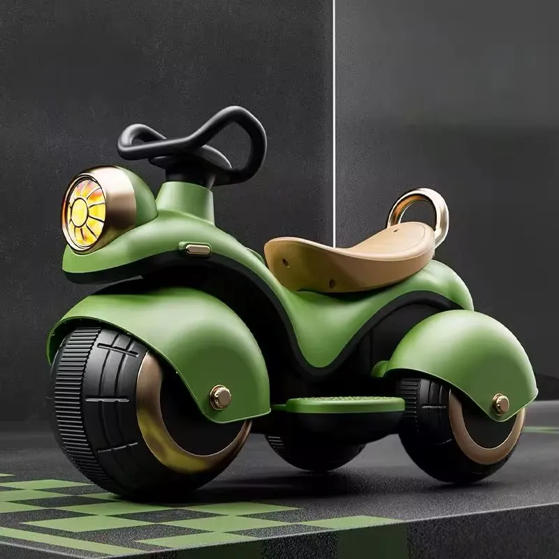 Moto Porteur Enfant 3 Roues – Design Moderne avec Phare Avant
