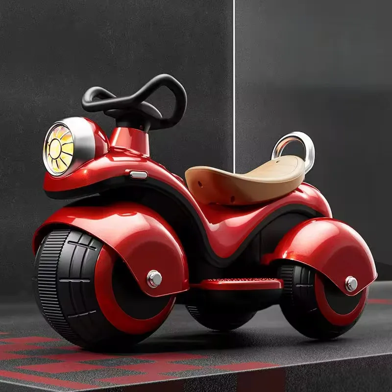 Moto Porteur Enfant 3 Roues – Design Moderne avec Phare Avant