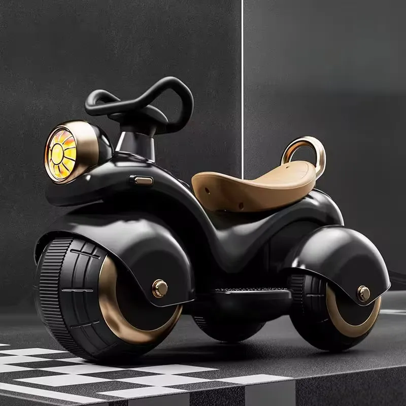 Moto Porteur Enfant 3 Roues – Design Moderne avec Phare Avant