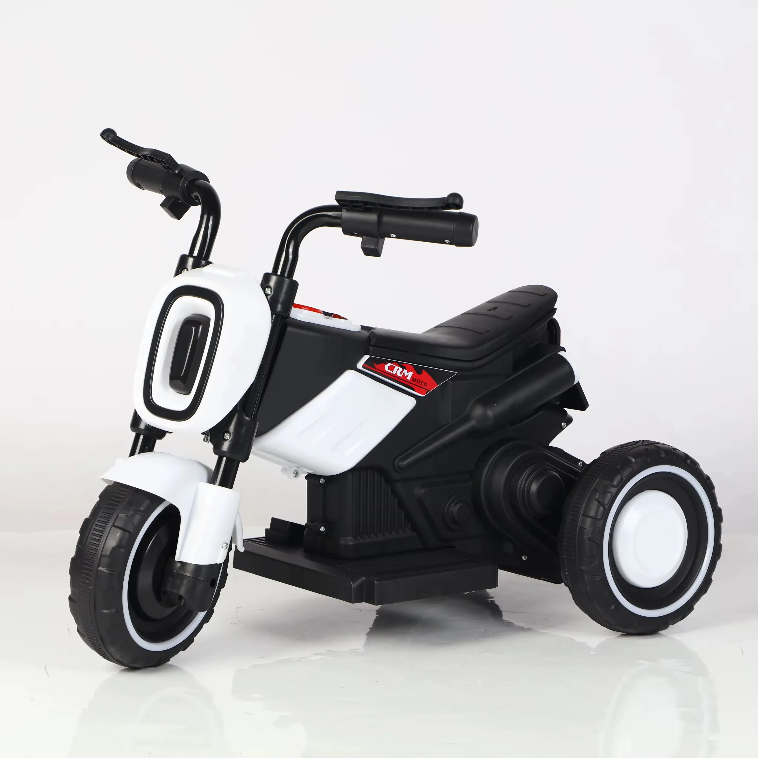Moto Électrique Enfant 3 Roues – Design Moderne avec Phare LED et Roues Stabilisées