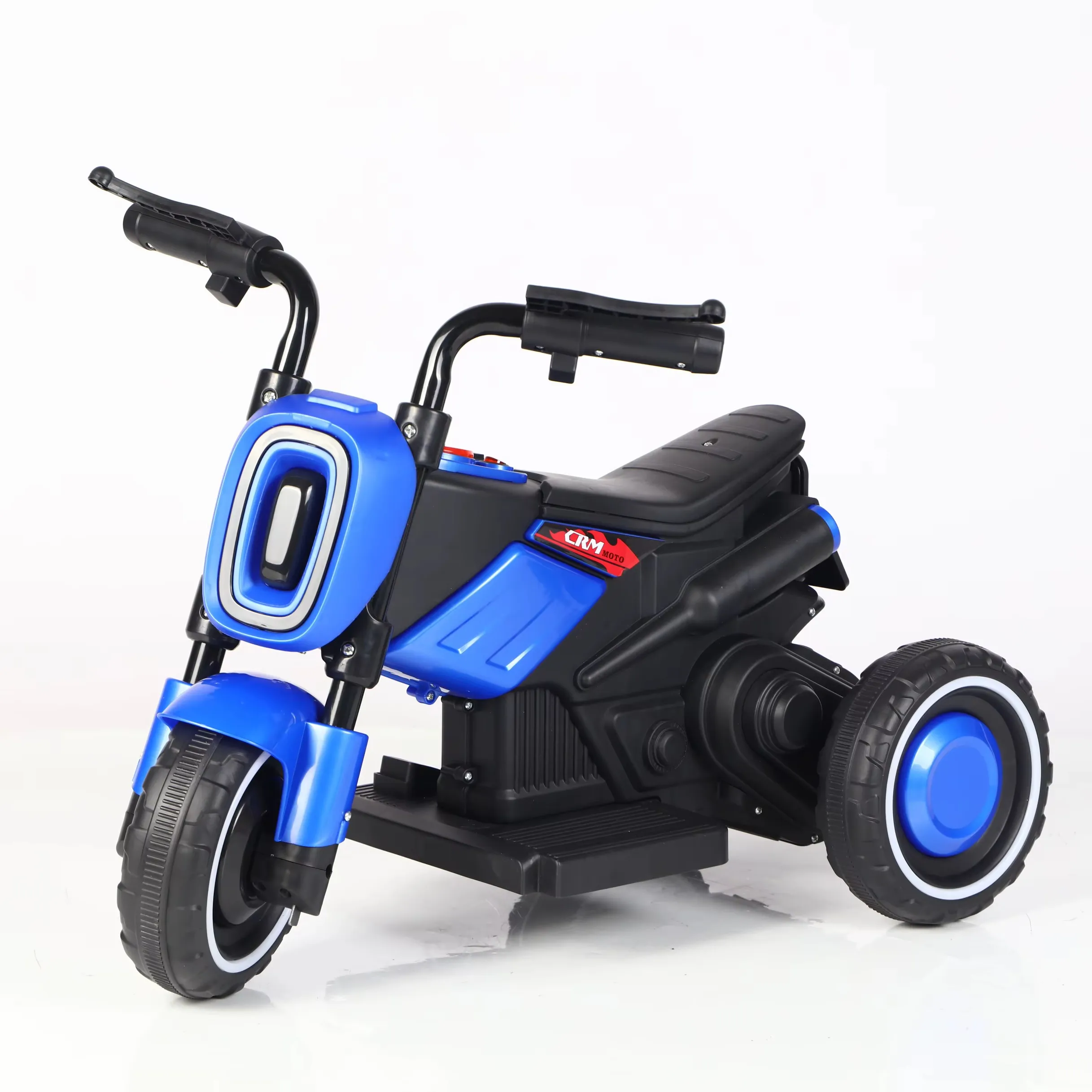 Moto Électrique Enfant 3 Roues – Design Moderne avec Phare LED et Roues Stabilisées