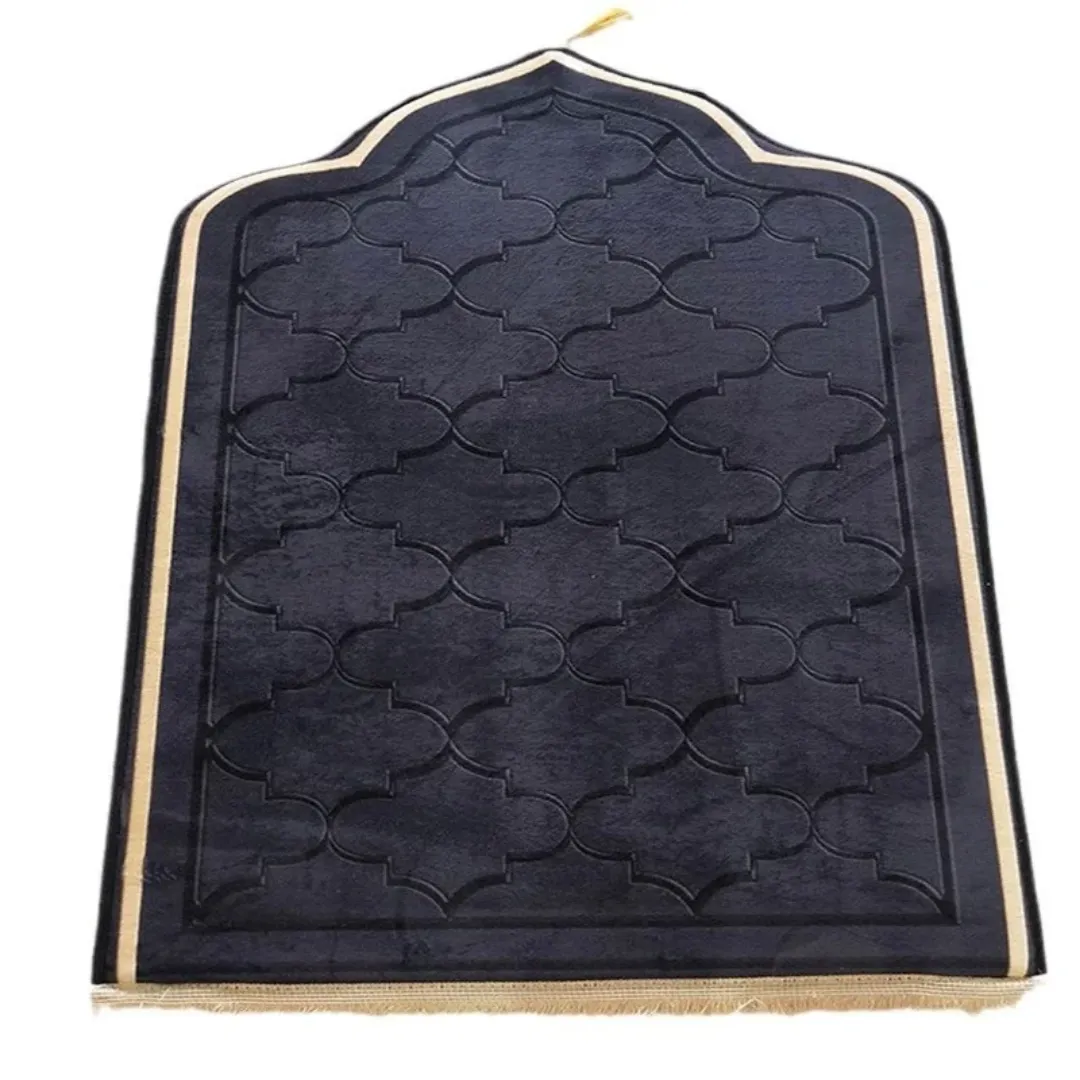 Tapis de Prière Marron – Design Classique et Élégant