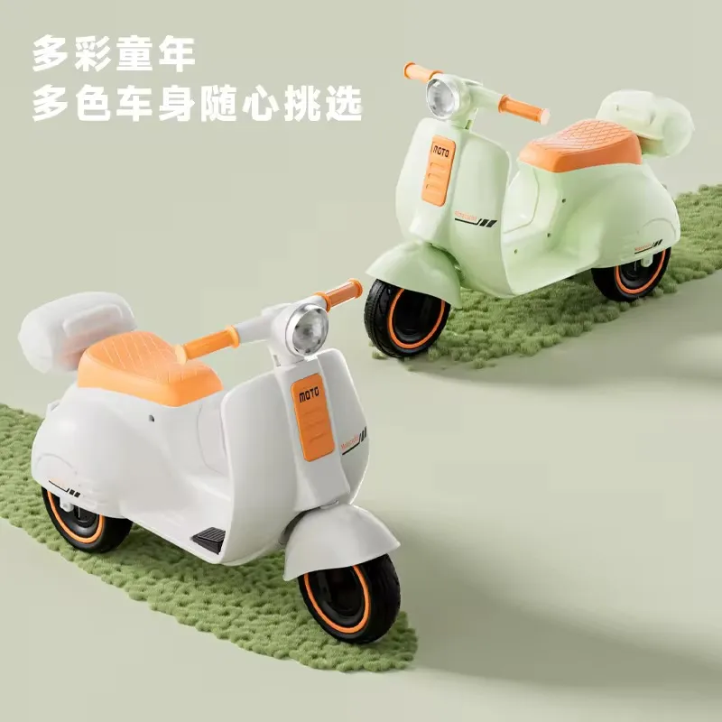 Moto Électrique Enfant – Design Vintage Vespa, Plusieurs Couleurs