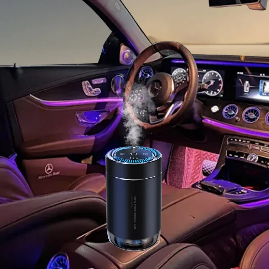 Diffuseur de Parfum Intelligent pour Voiture – Rechargeable & Aromathérapie Automatique