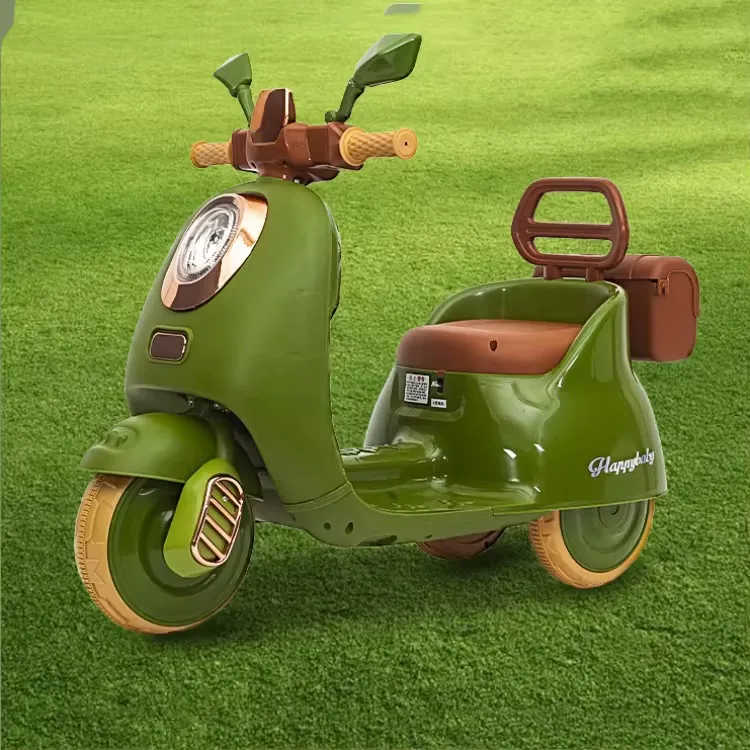 🛵 Moto Électrique Vintage Enfant – Harmony Style
