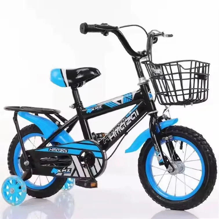 🚲 Vélo Enfant 16 pouces – Modèle Mixte avec Panier Avant – Couleurs Variées et Roues Stabilisatrices