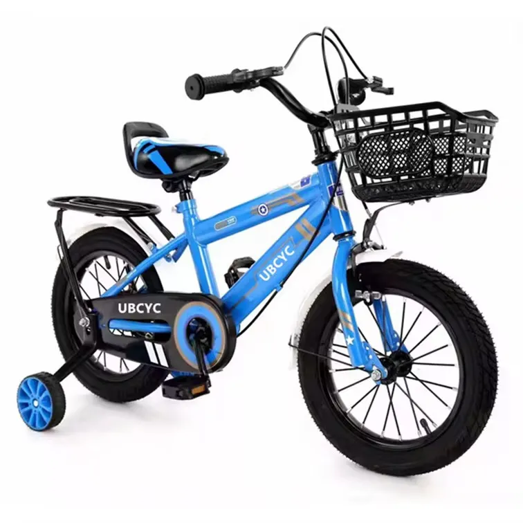 🚲 Vélo Enfant 16 pouces – Modèle Sport Noir & Rouge avec Panier – Pour Garçons 3 à 8 Ans