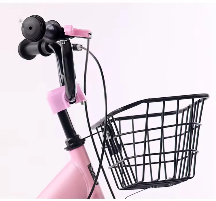 🚲 Vélo Enfant 12 à 18 pouces – Modèle Panda Rose avec Panier – Pour Filles de 3 à 10 Ans