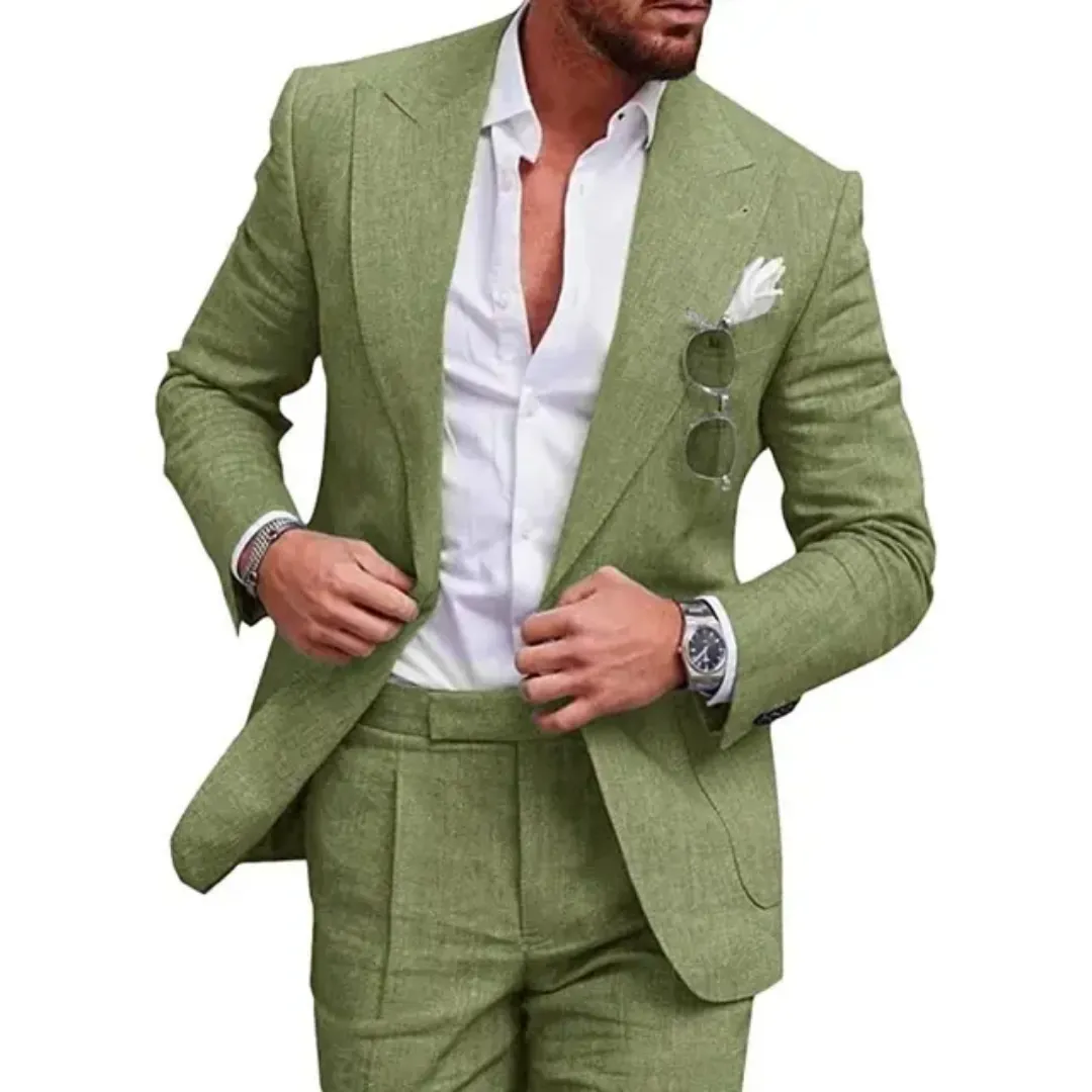 Costume Homme Élégant Bleu Ciel – Style Classique Chic