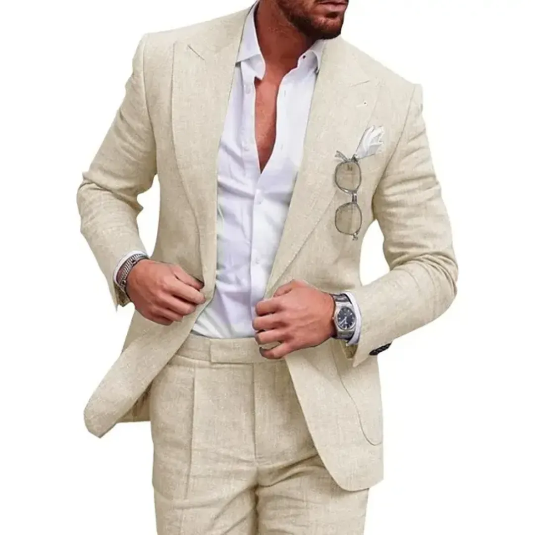 Costume Homme Élégant Bleu Ciel – Style Classique Chic