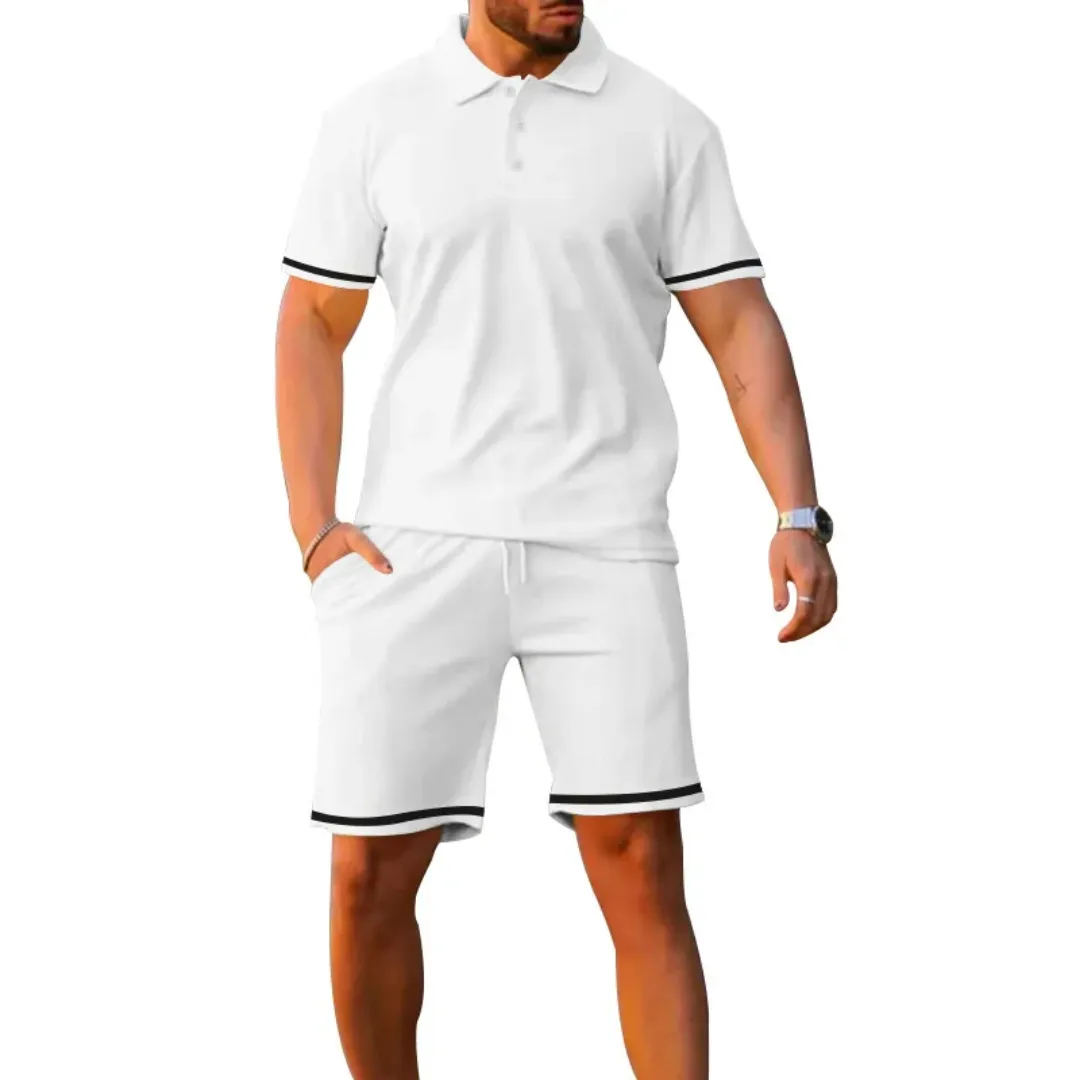 Ensemble Polo et Short Homme – Style Décontracté, Multiples Couleurs, Confort Estival