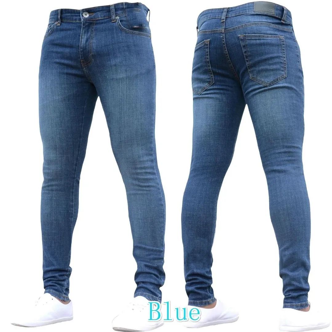 Jean Skinny Stretch Homme – Lot de Coloris Classiques
