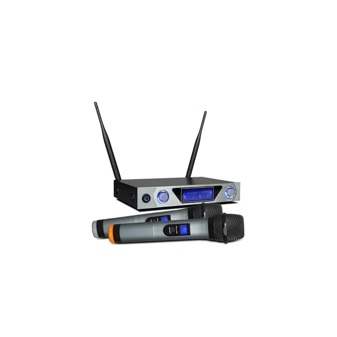 🎤 Micro Sans Fil Professionnel VM200 – Double Micro USB Rechargeable