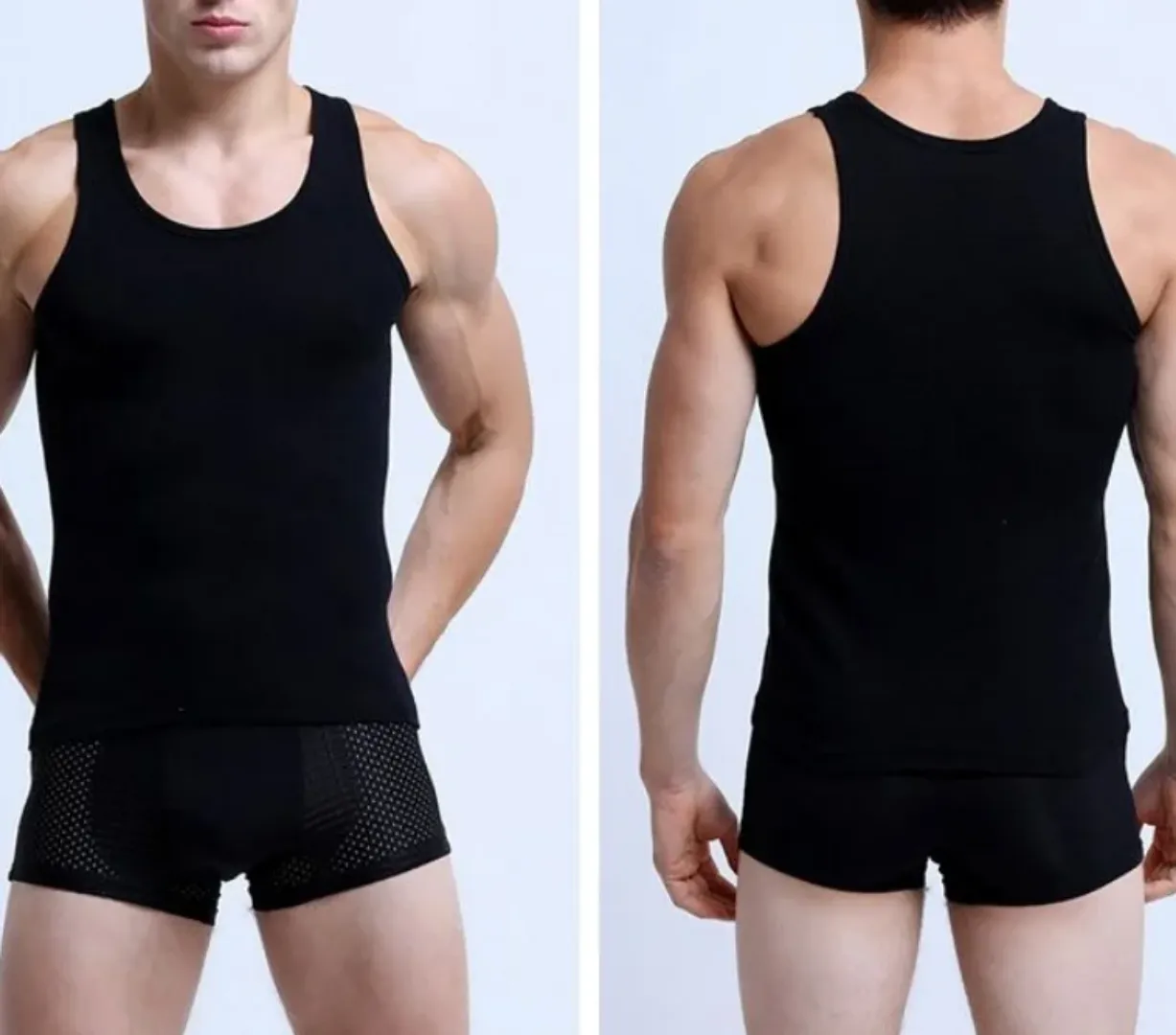 Lot de 3 Débardeurs Classiques pour Homme – Coton Confortable