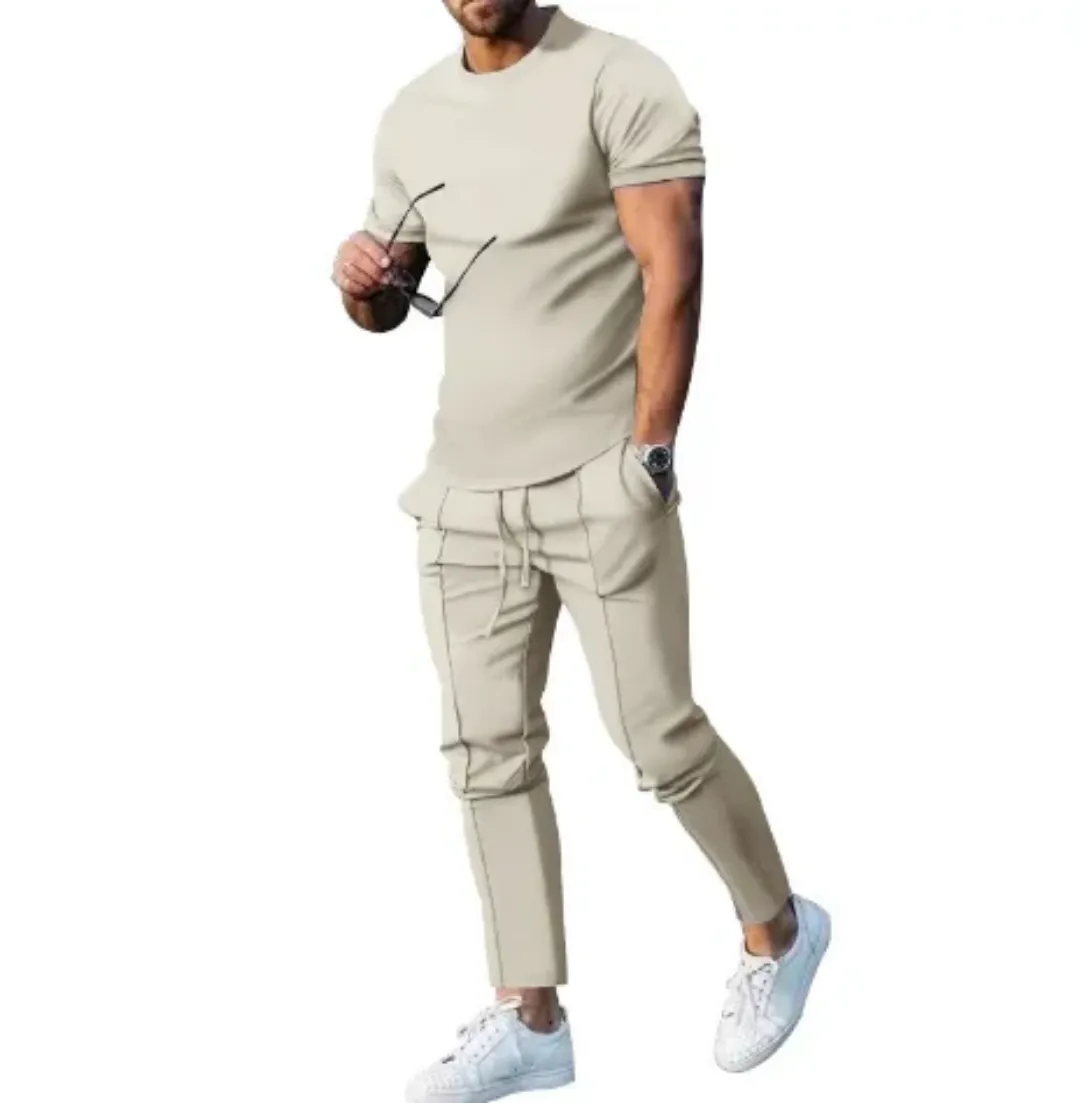 Ensemble de Survêtement Homme Casual – Haut Manches Longues & Pantalon Ajusté