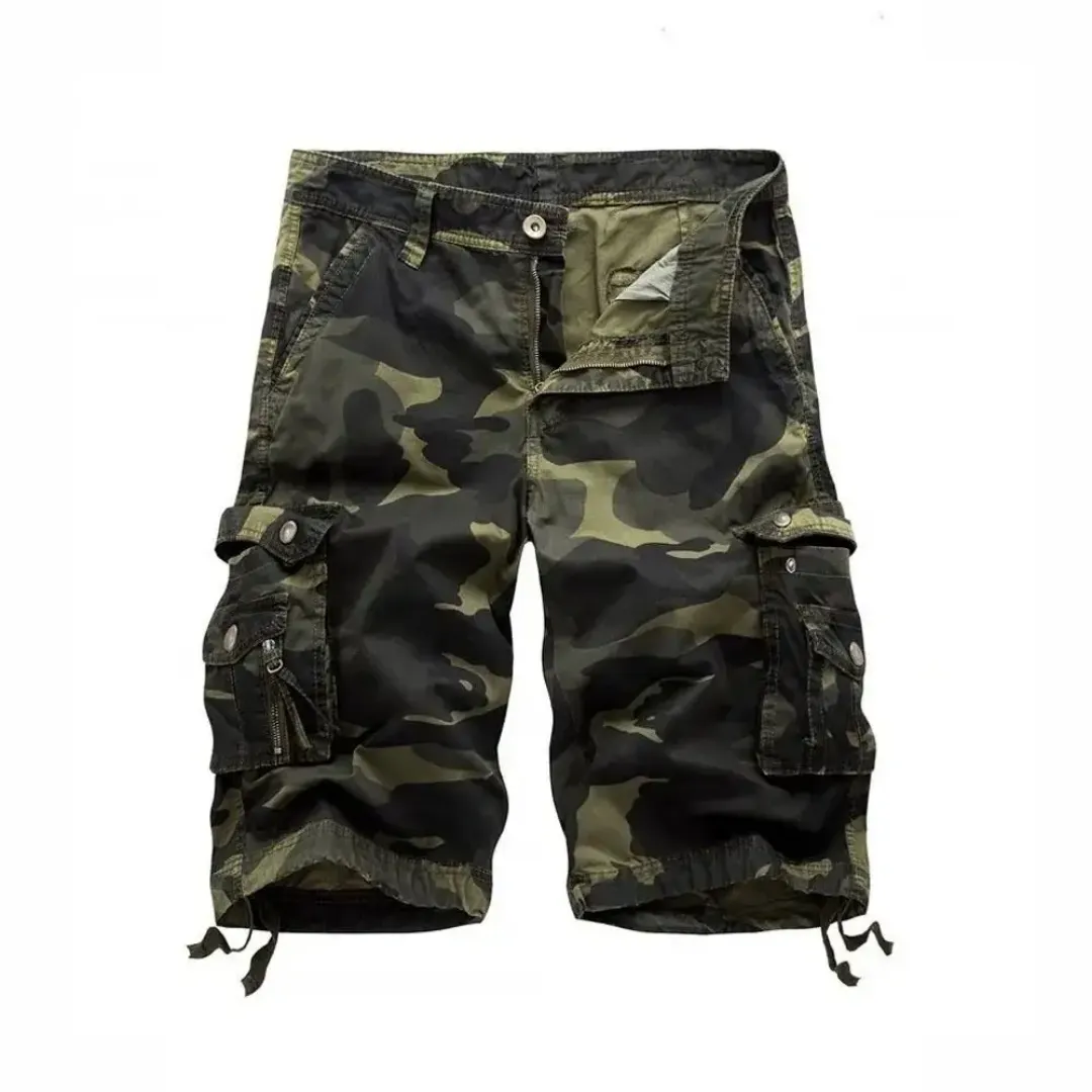 Short Cargo Camouflage Homme – Multipoches et Style Militaire