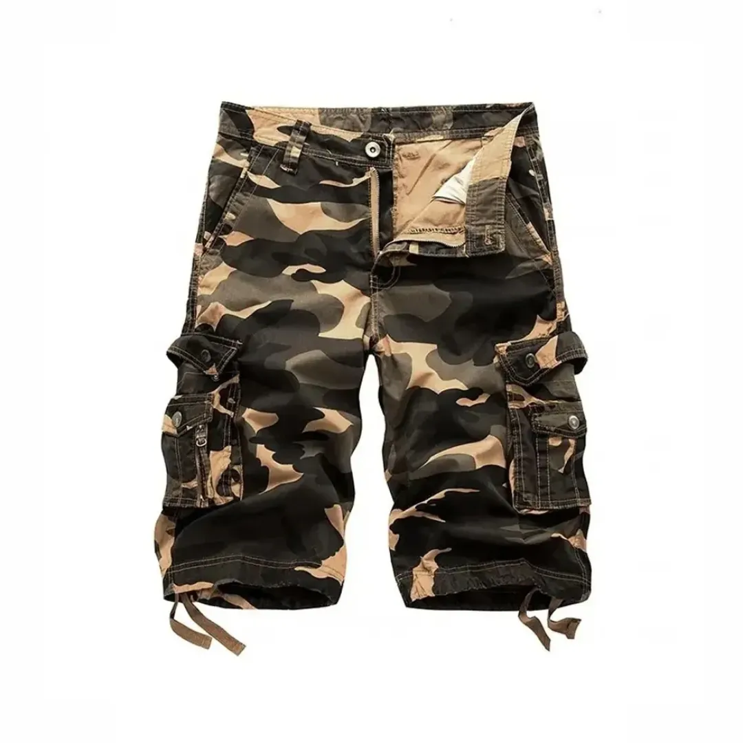 Short Cargo Camouflage Homme – Multipoches et Style Militaire