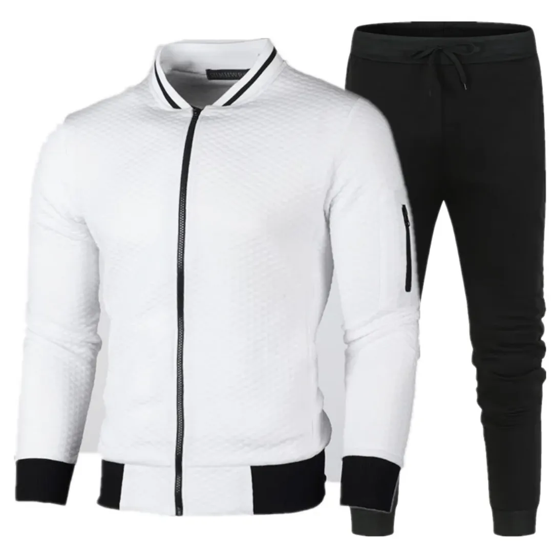 Ensemble Survêtement Homme Zippé – Style Sportwear Élégant