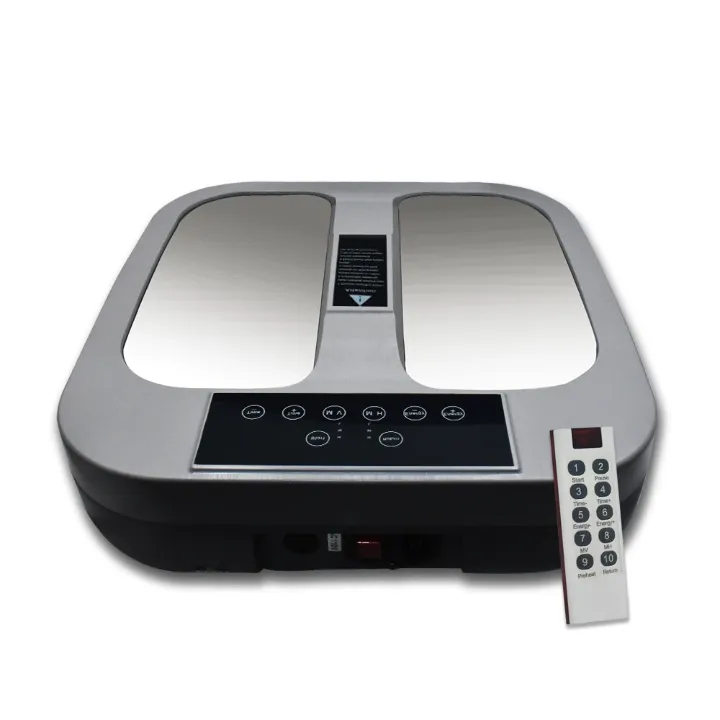 Plateforme de Massage Terahertz avec Ceinture Chauffante – Thérapie Quantique 5G, Soulagement Complet Pieds & Dos