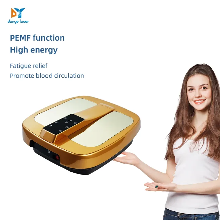 Plateforme de Massage Terahertz avec Ceinture Chauffante – Thérapie Quantique 5G, Soulagement Complet Pieds & Dos