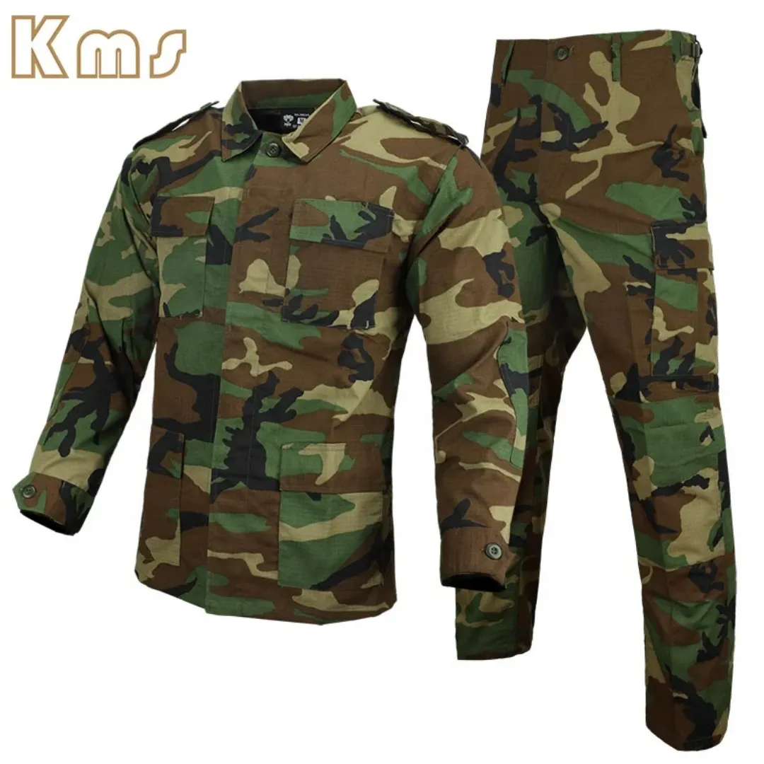Ensemble Militaire Camouflage – Veste et Pantalon Tactique Homme