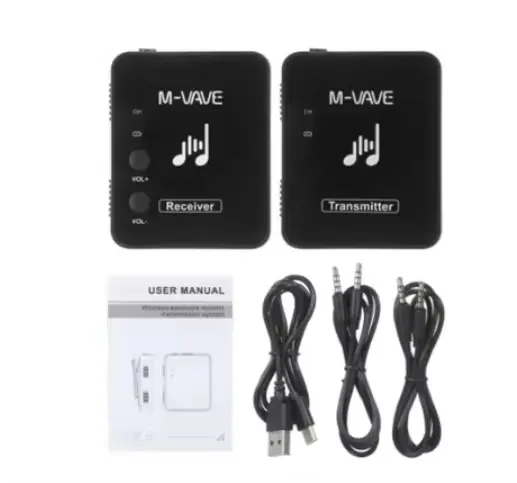 Système de Transmission Audio Sans Fil M-WAVE – 2.4GHz Pro Transmitter & Receiver