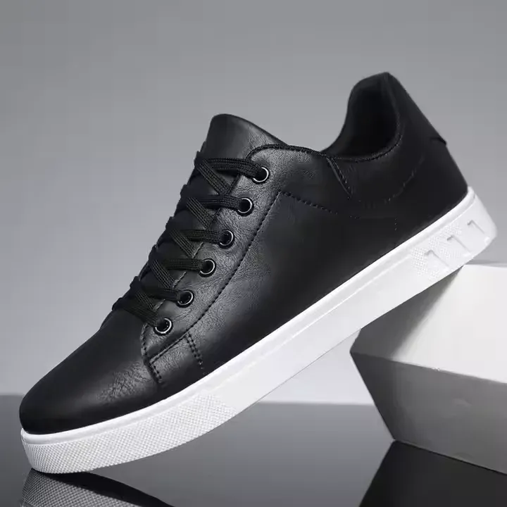 Chaussures Homme en Cuir Décontractées – Confort Premium, Style Élégant à Lacets – Marron ou Noir