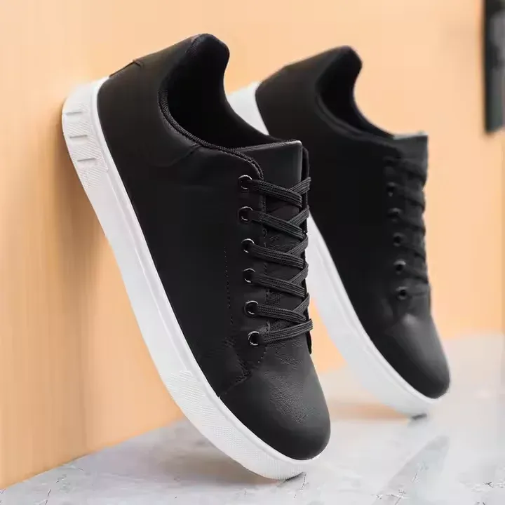 Chaussures Homme en Cuir Décontractées – Confort Premium, Style Élégant à Lacets – Marron ou Noir