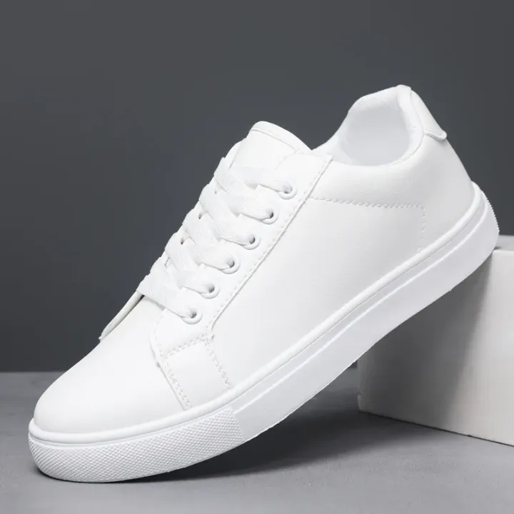 Baskets Unisexe en Similicuir – Style Classique, Urbain et Polyvalent