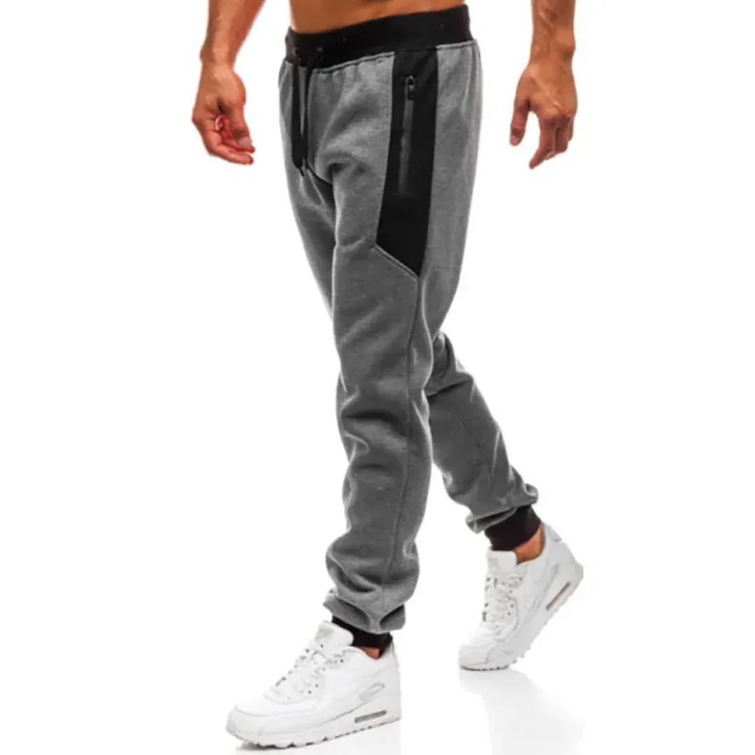 Jogger "Essential Move" – Gris & Noir Sportwear Homme