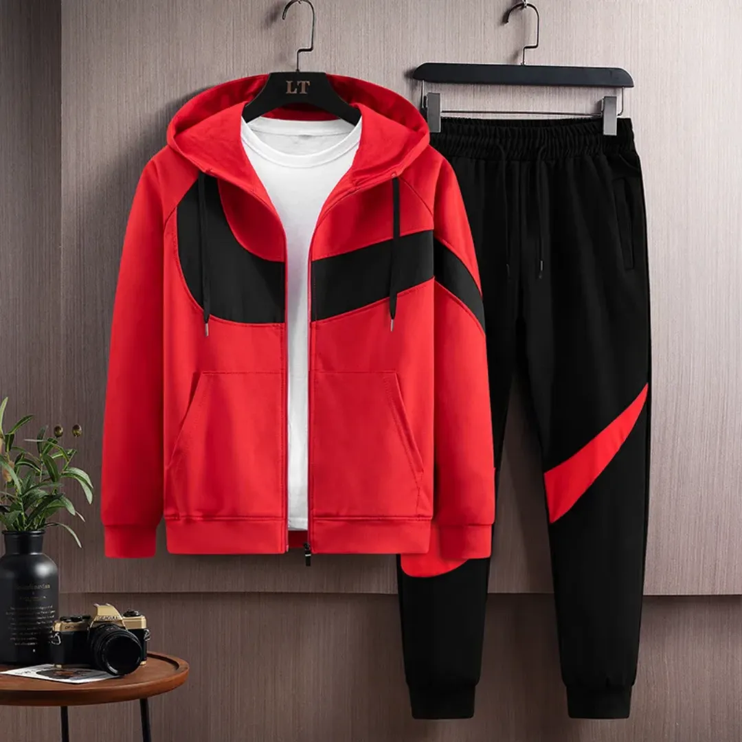 Ensemble Survêtement Homme Bicolore – Veste à Capuche + Jogging