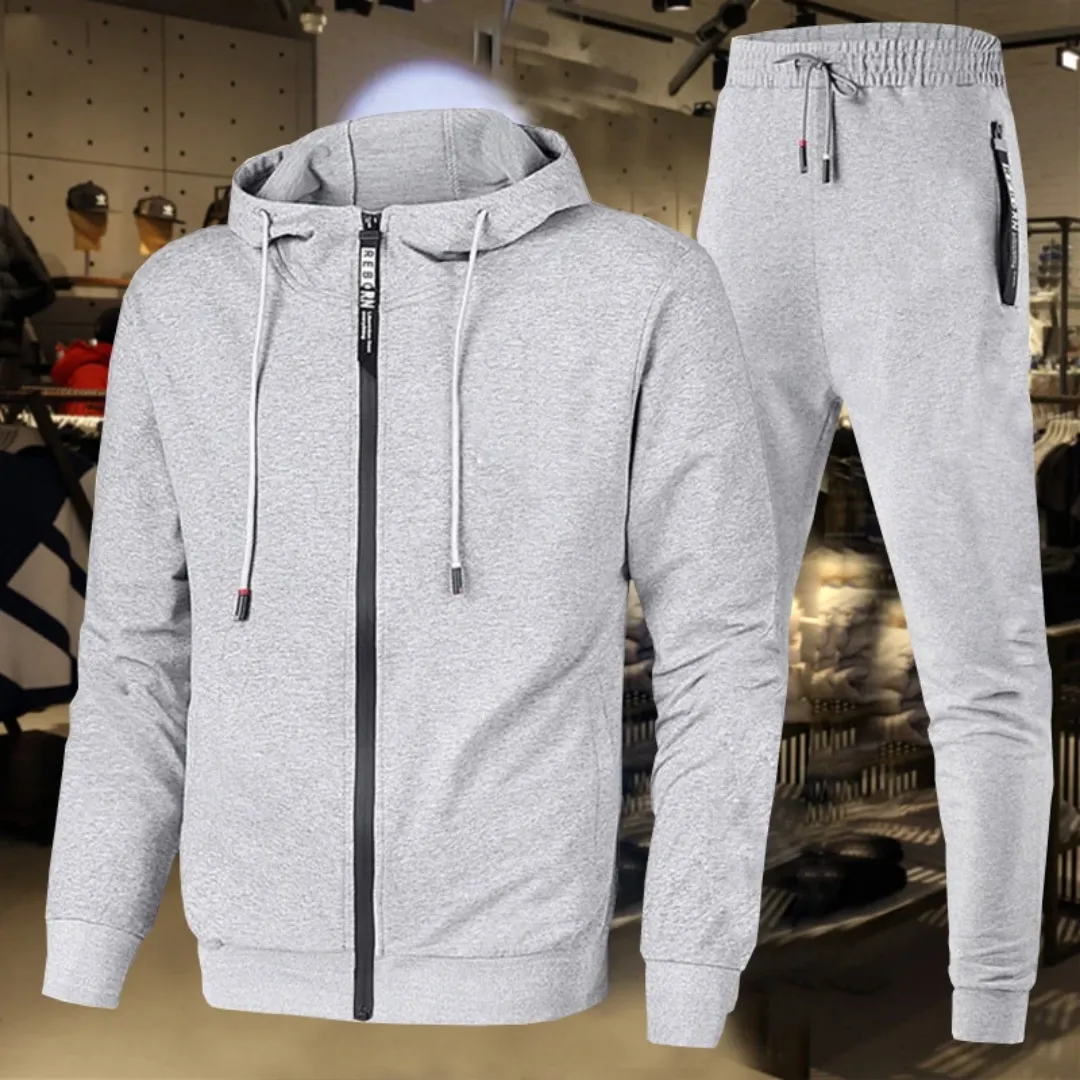 Survêtement Homme PASUXI Bleu Marine avec Capuche – Personnalisable