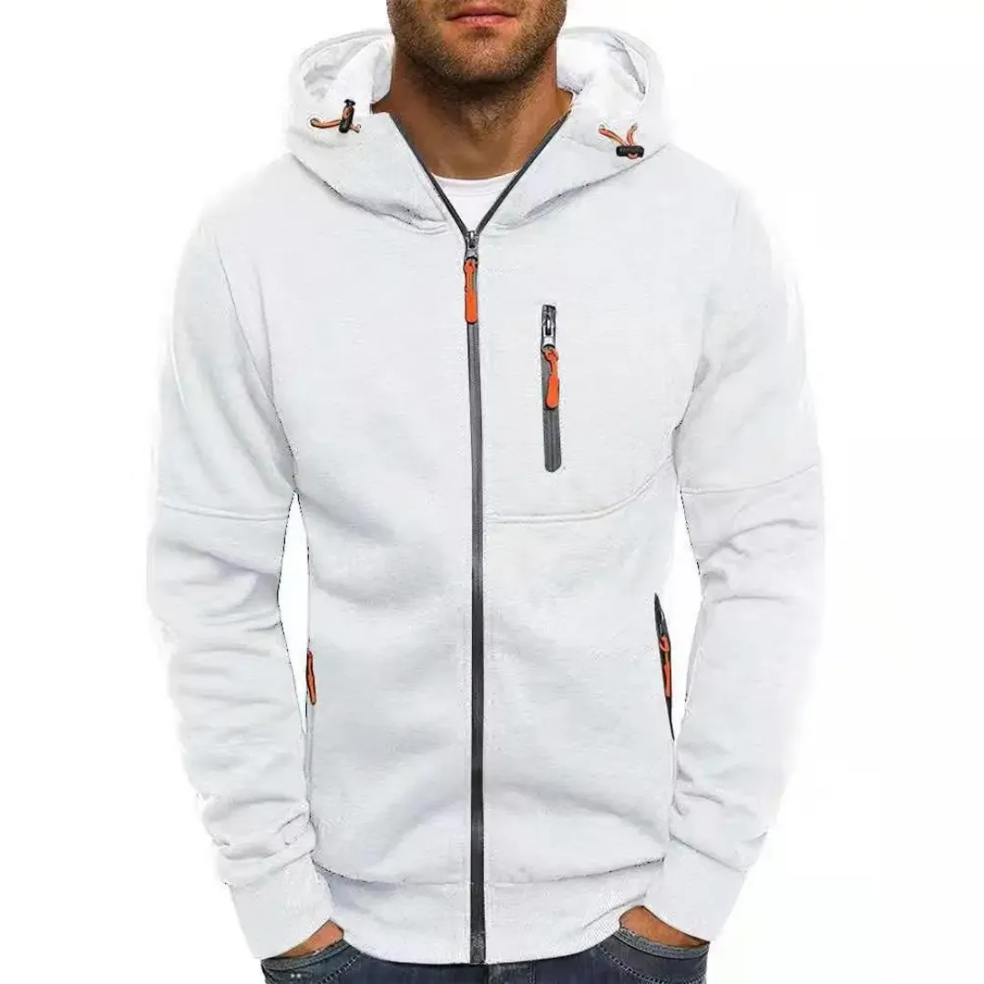 Veste Sweat à Capuche Zippée Homme – Bordeaux Sport & Confort