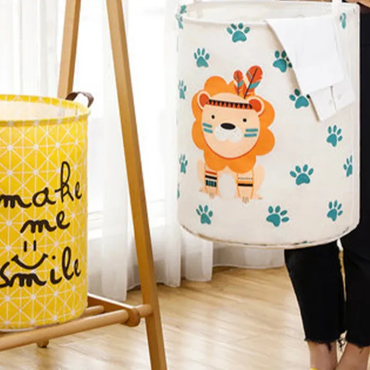 Paniers de Rangement pour Enfants – Motifs Animaux Mignons, Pliable et Léger
