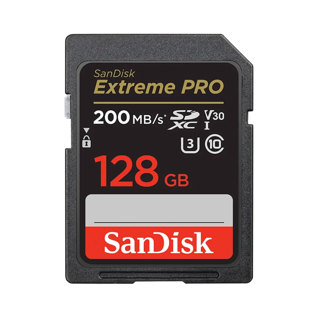 Carte Mémoire SanDisk Extreme PRO SDHC/SDXC – Vitesse 200MB/s – 32Go à 256Go