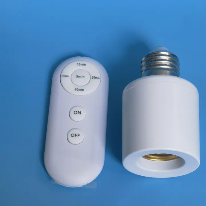 Douille de lampe intelligente avec télécommande – Minuterie programmable